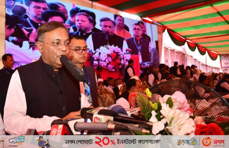 সরকারের পতন ঘটাতে এসে বিএনপি নিজেদের পতন ঘটিয়েছে -তথ্যমন্ত্রী