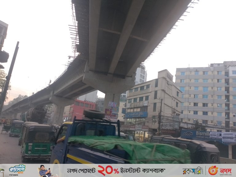 এবিএম মহিউদ্দিন চৌধুরী এলিভেটেড এক্সপ্রেসওয়ে যান চলাচলের জন্য প্রস্তুত