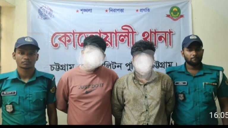 কোতোয়ালী থানা পুলিশের অভিযানে চুরি হওয়া মালামাল উদ্ধার, গ্রেফতার ২