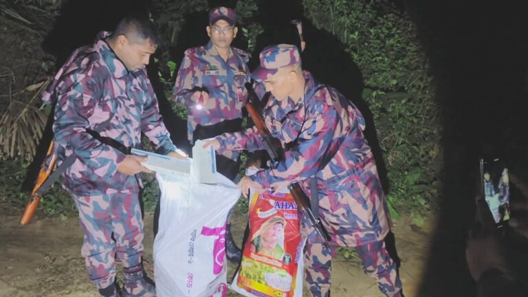 রাঙামাটিতে বিজিবির অভিযানে ভারতীয় সিগারেট জব্দ
