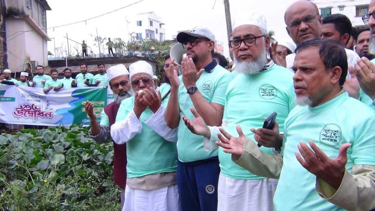 জামায়াতের খাল খনন উদ্বোধনে