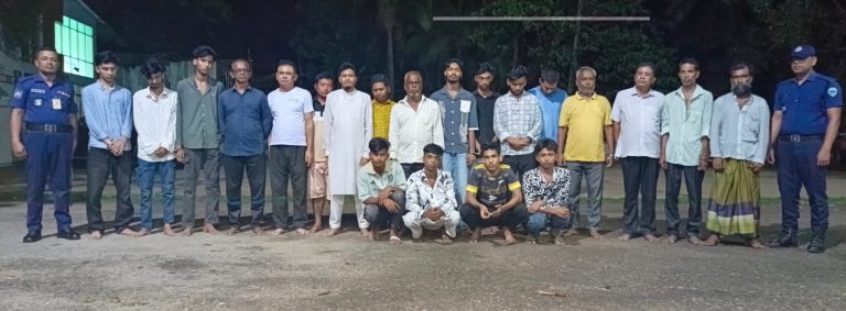 রাঙামাটিতে ডেভিল হান্ট, কিশোর গ্যাং,মাদক ও জুয়া বিরোধী অভিযানে আটক ২১
